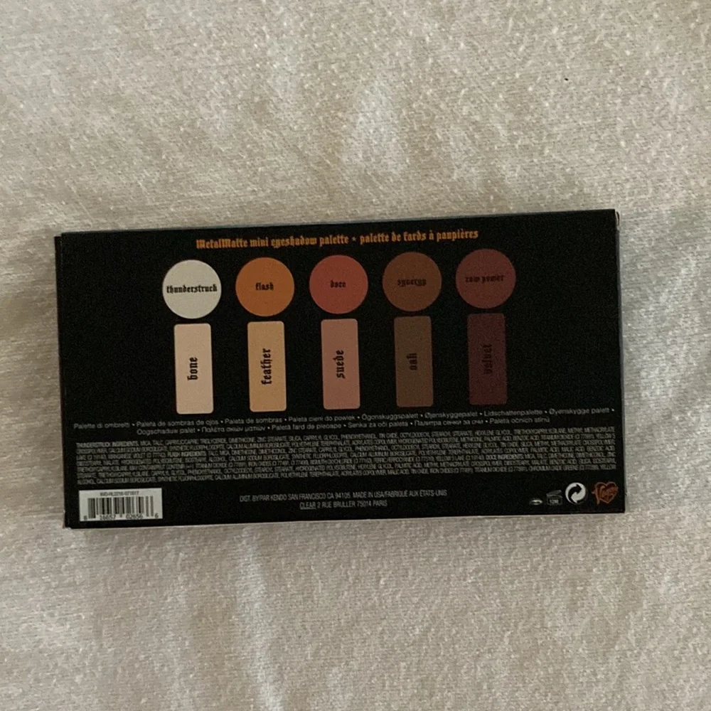 NEW Kat Von D KVD Beauty Metal Matte Mini Eyeshadow Palette Limited Edition NIB
